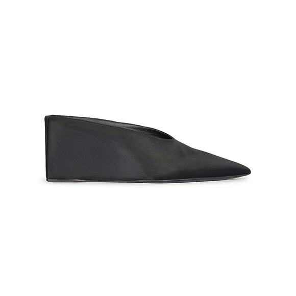 Alaia 75mm Satin Wedge Mules Heels - 38 (8) - Picture 1 of 5